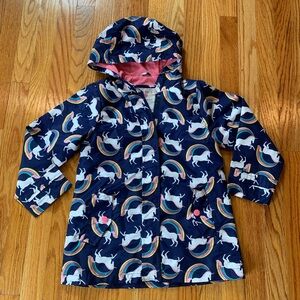 NWOT Girls unicorn raincoat